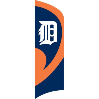 TTDET Tigers Tall Team Flag with pole