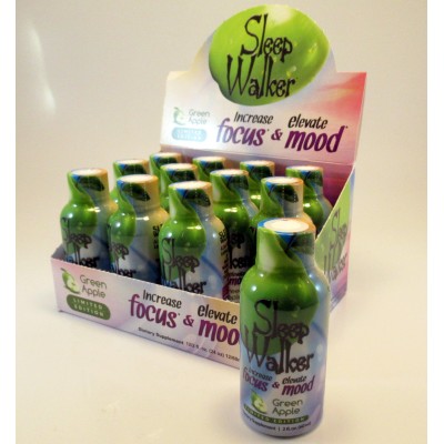 Sleep Walker - is Not For Sleeping - Increase Focus & Elevate Mood (Green Apple)(12ea)(2oz)