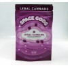 Space Gods - Legal Cannabis - Space Gummies - Grape Galaxy Flavor - THC+CBD-10pc