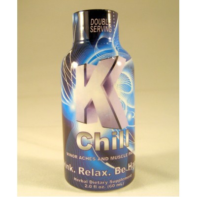 K Chill 2.0oz. Kratom Shot - A Stress Relief Drink | Drink. Relax. Be Happy (Samples)(1)