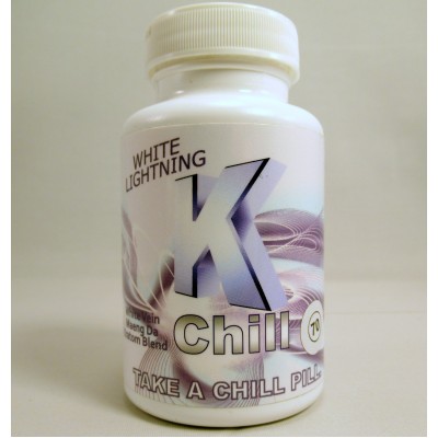 K Chill White Lightning White Vein Maeng Da - Take a Chill Pill (70ct)