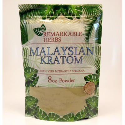 Remarkable Herbs 100% All Natural Malaysian (Malay)(Green Vein) Powder (8oz)