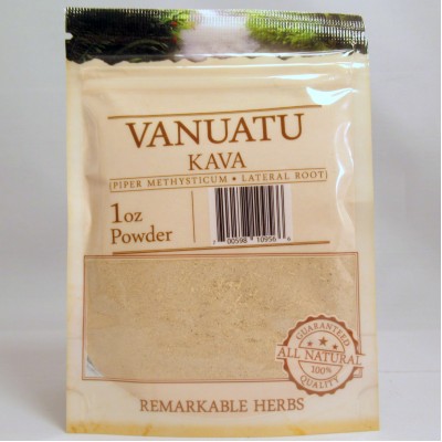 Remarkable Herbs 100% All Natural Vanuatu KAVA Powder (1oz)