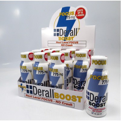Derall - Boost - Next Level Focus - No Crash - Lasts up to 8 Hours (2oz 60ml)(Case 12)