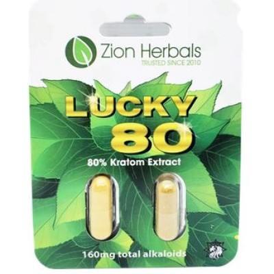 Zion Herbals Lucky 80 - 80% Capsules (2 Pk)